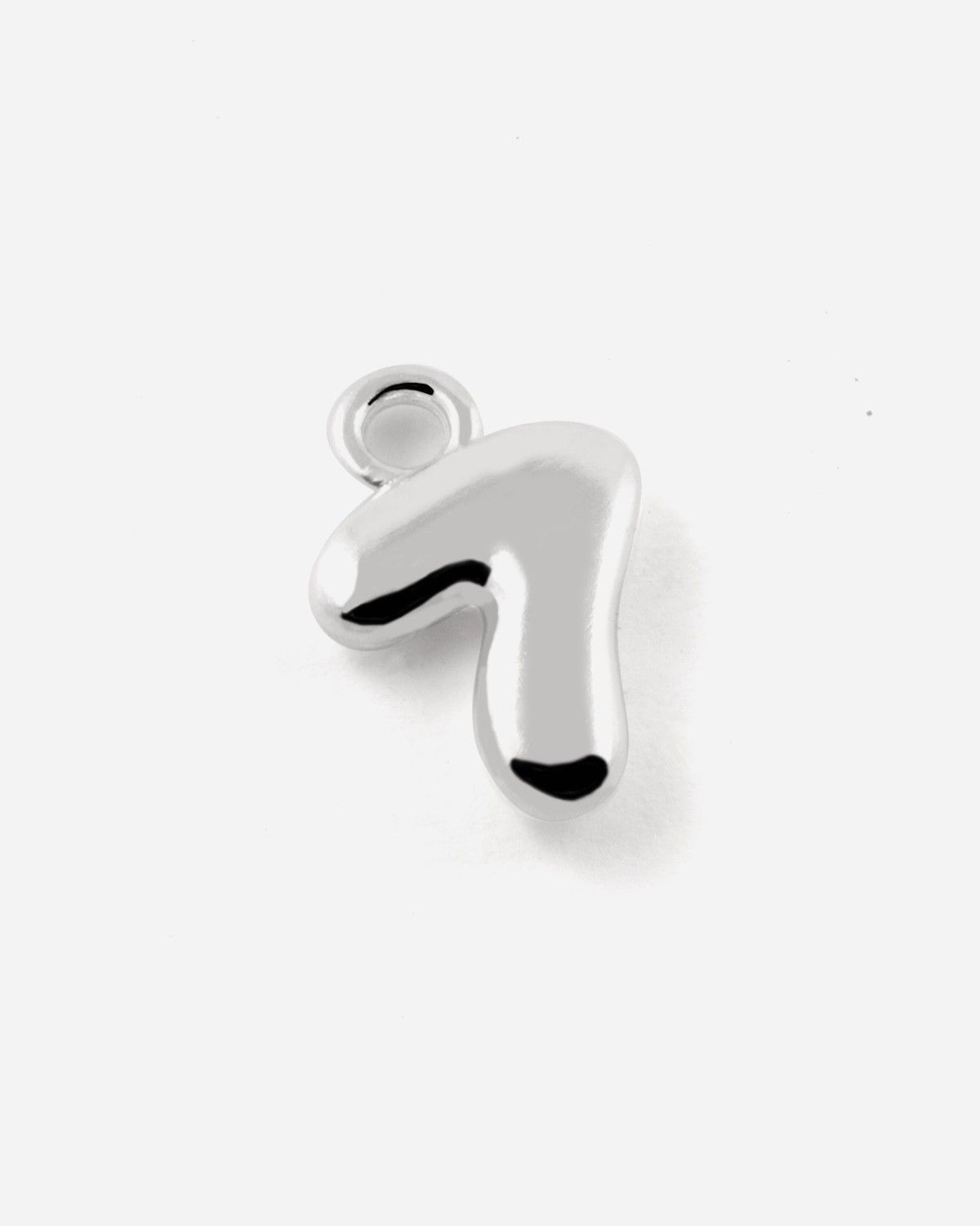 CIONDOLO NUMERO BOLD IN ARGENTO