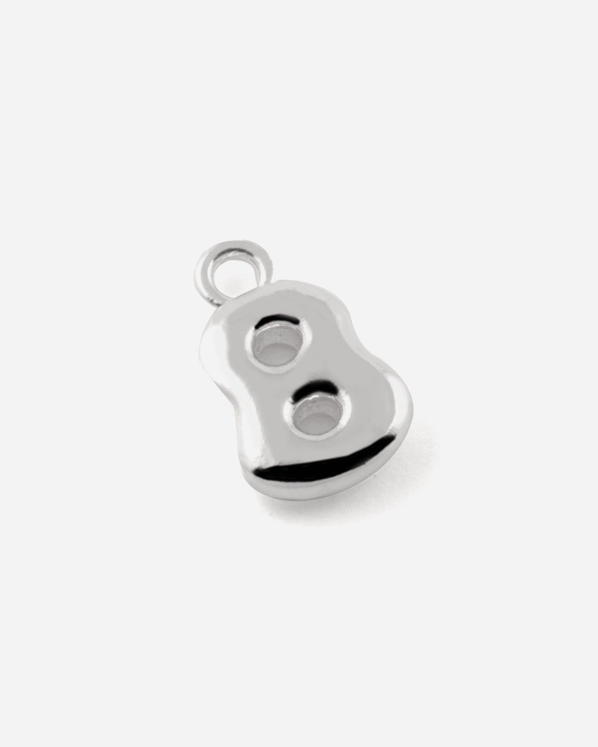 CIONDOLO NUMERO BOLD IN ARGENTO