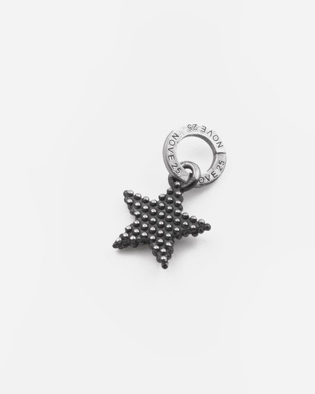 MINI CHARM PENDANT ÉTOILE À PICOTS EN ARGENT