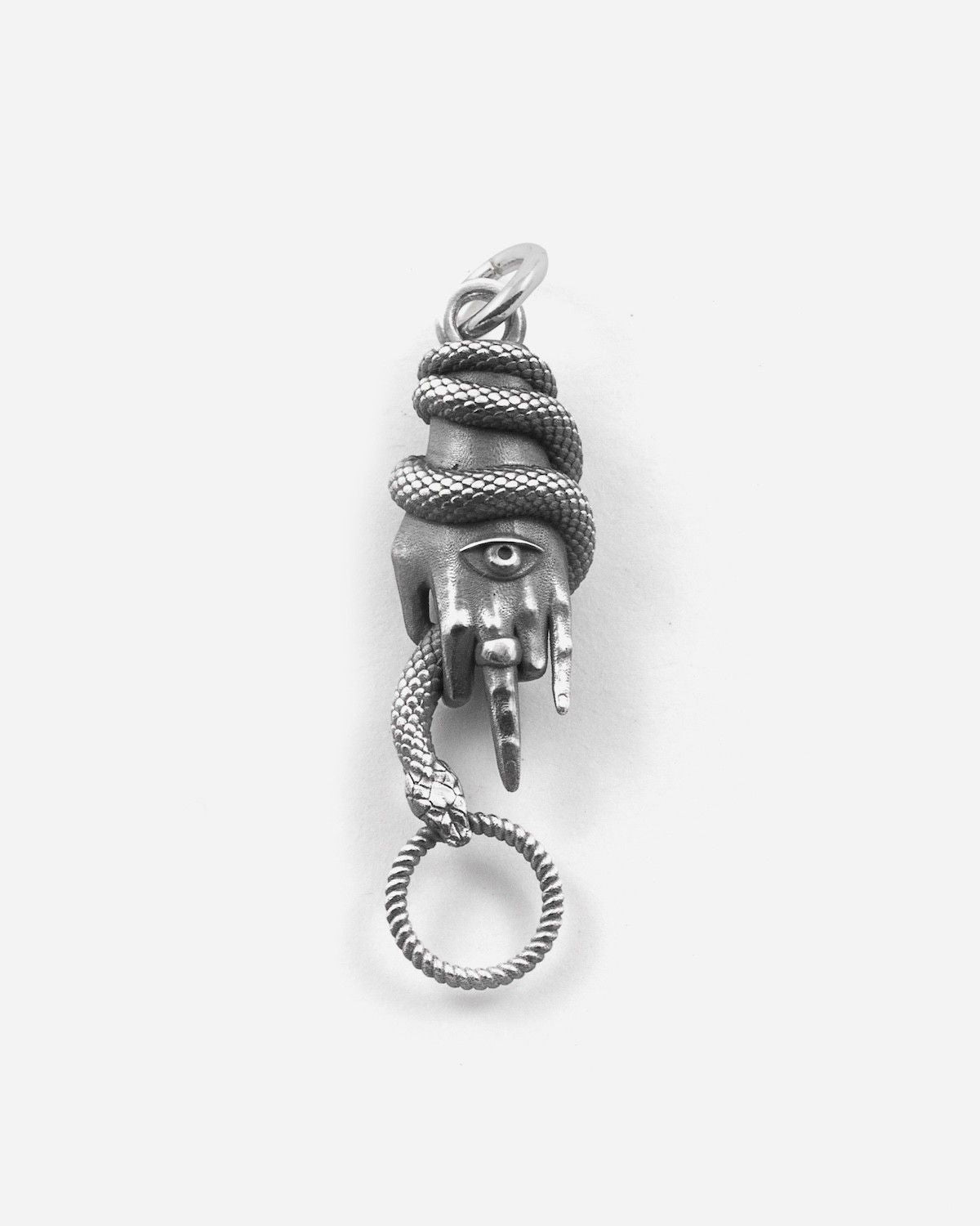 HAND WITH SNAKE PENDANT