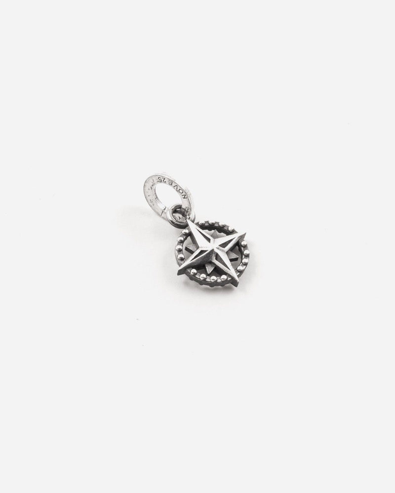 CIONDOLO MINI CHARM ROSA DEI VENTI IN ARGENTO