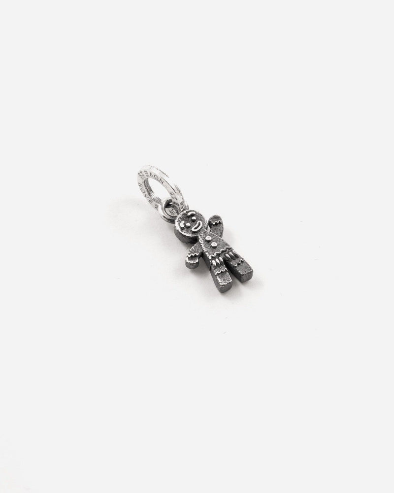 CIONDOLO MINI CHARM OMINO BISCOTTINO IN ARGENTO