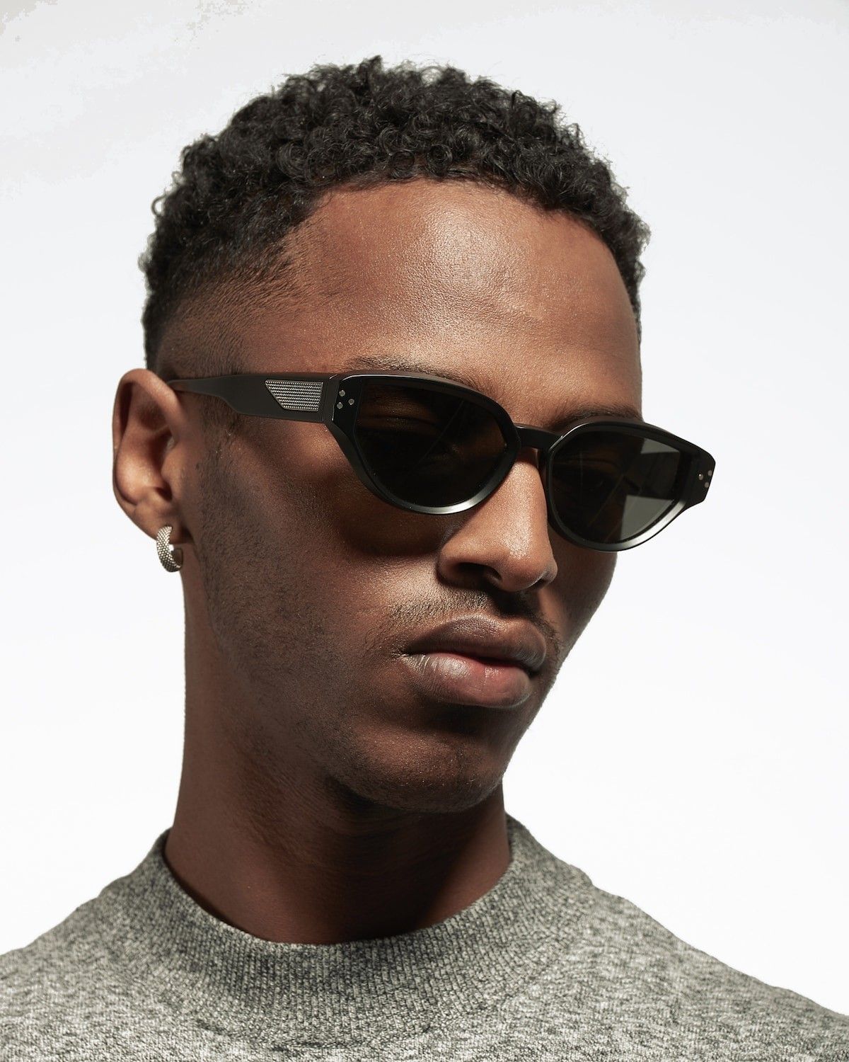 LUNETTES DE SOLEIL GRAN TOSA / NOIR SATINÉ