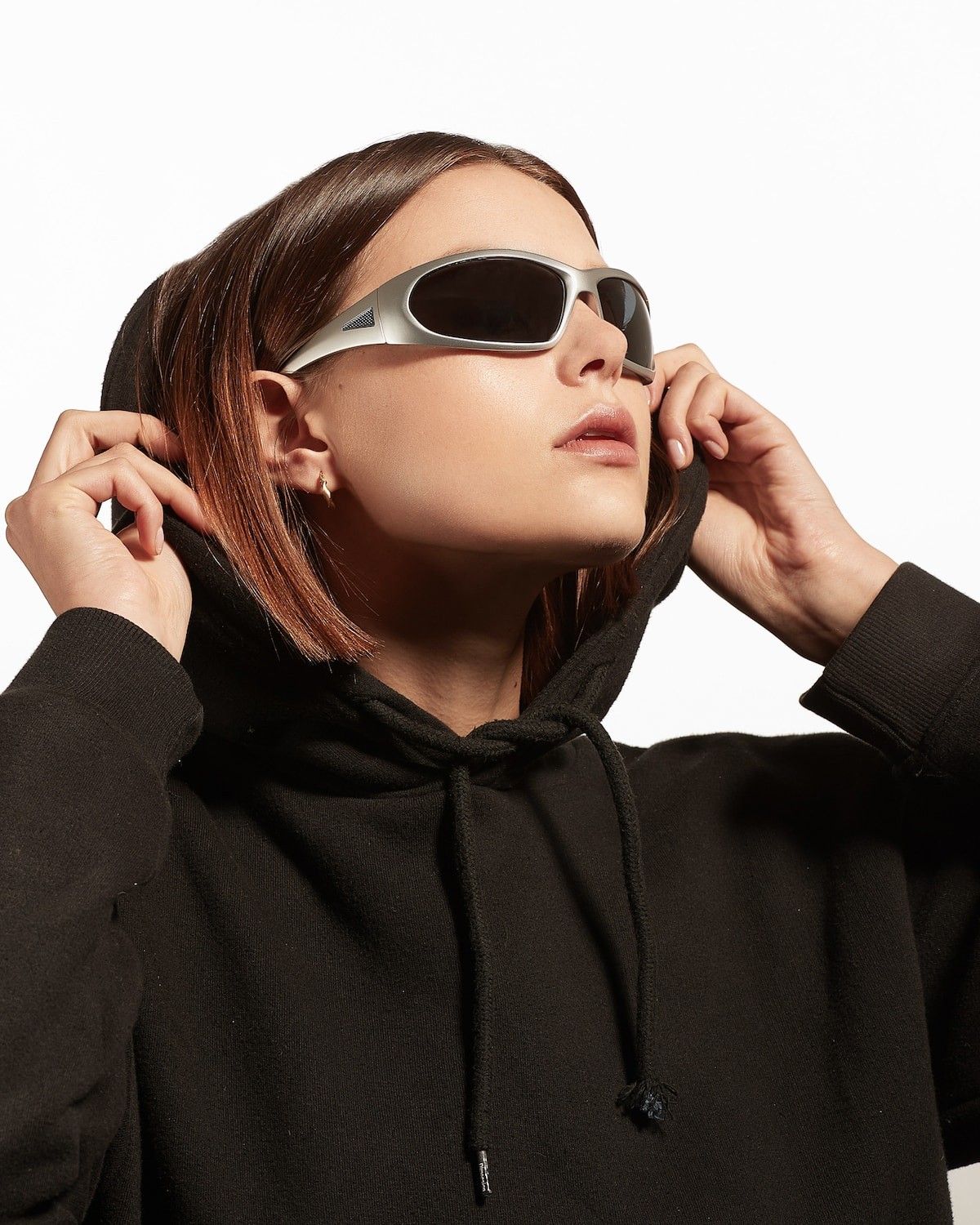 LUNETTES DE SOLEIL BAGAI / ARGENT SATINÉ