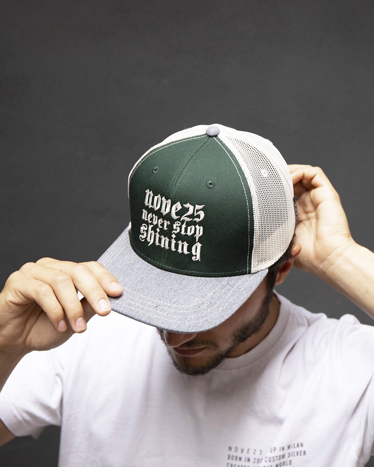TRUCKER CAP NOVE25 GREEN