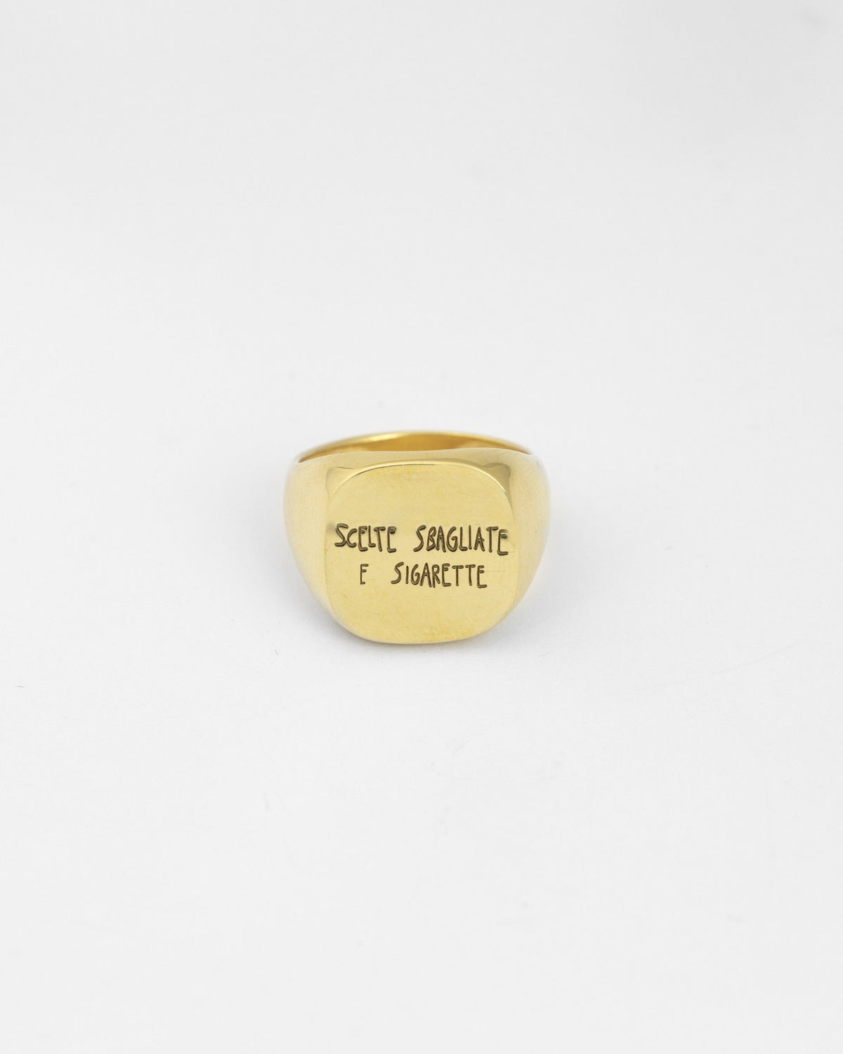 CSC SQUARE SIGNET RING
