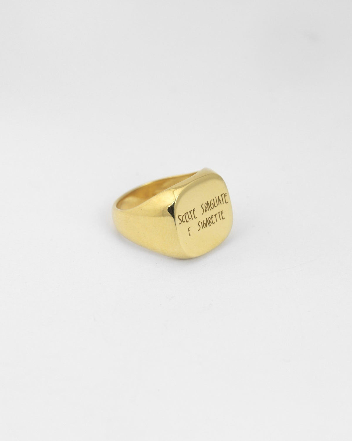 CSC SQUARE SIGNET RING