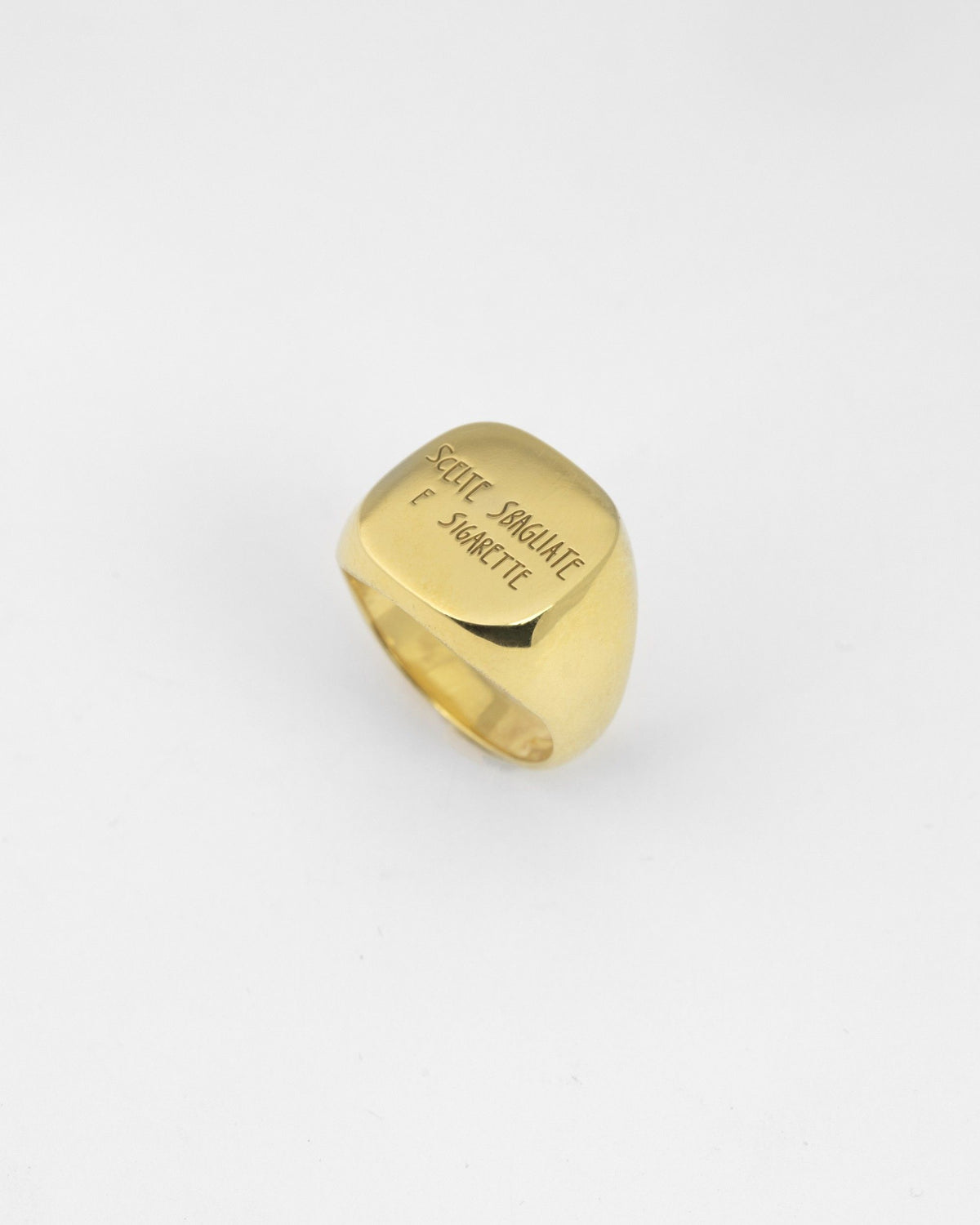 CSC SQUARE SIGNET RING